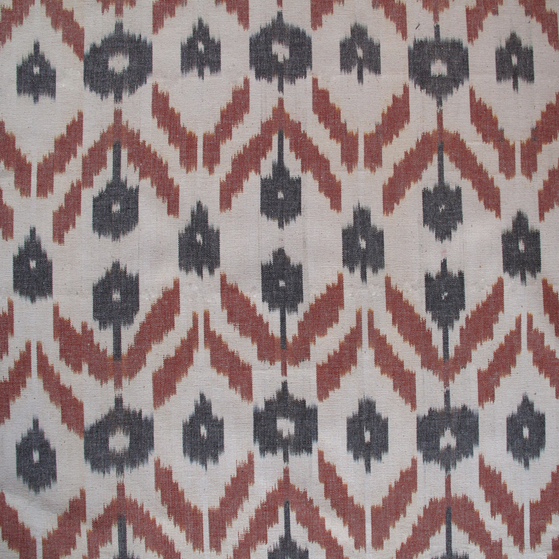 Ikat 16/02/150 zwart/bruin