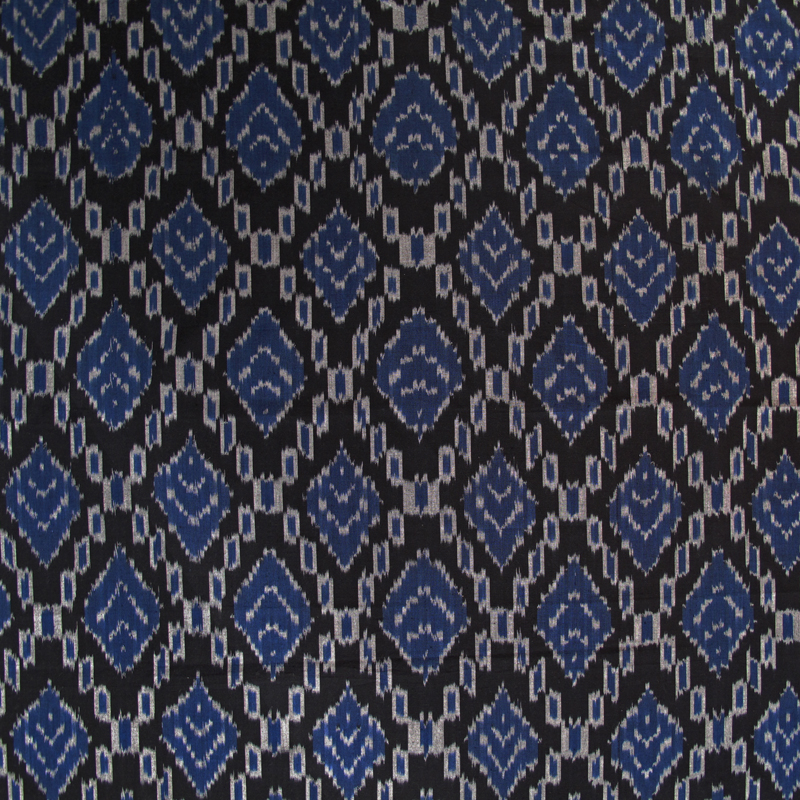 Ikat 16/05/150 zwart/blauw