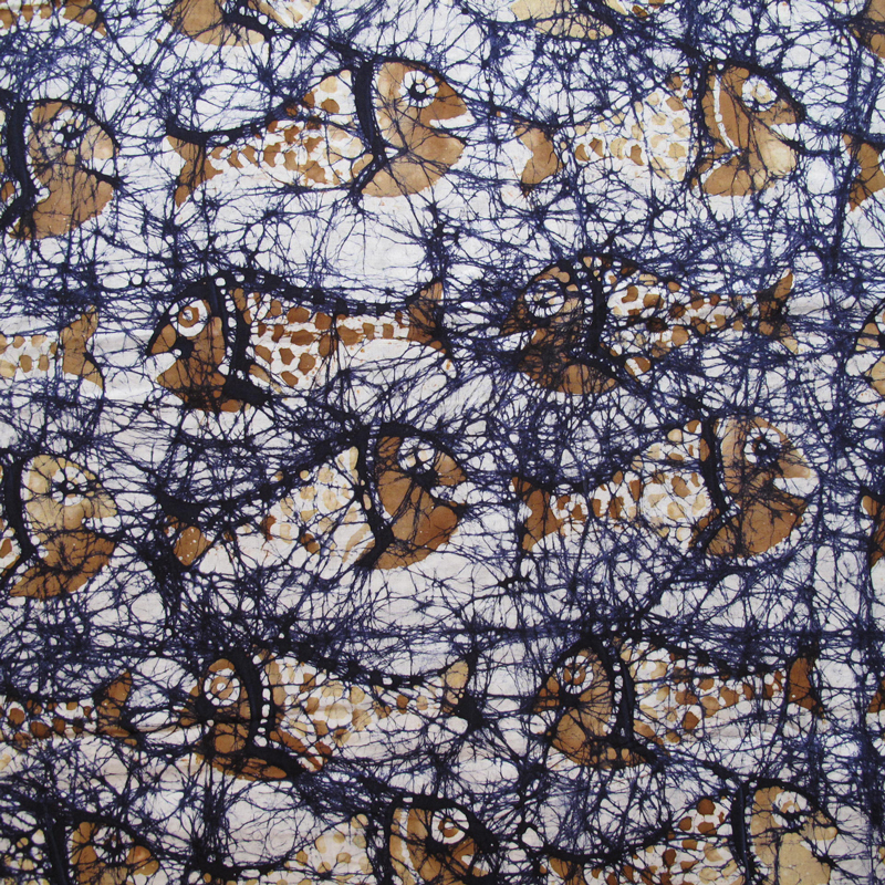 Batik 11/01 Bruine Vis