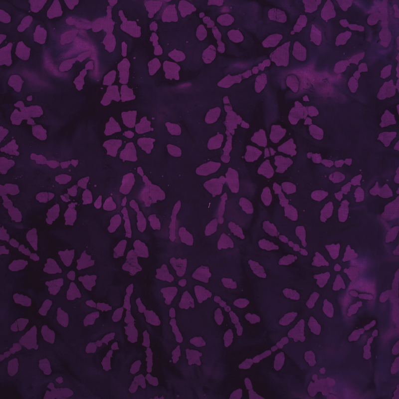 Batik 14/03 Purple Flower