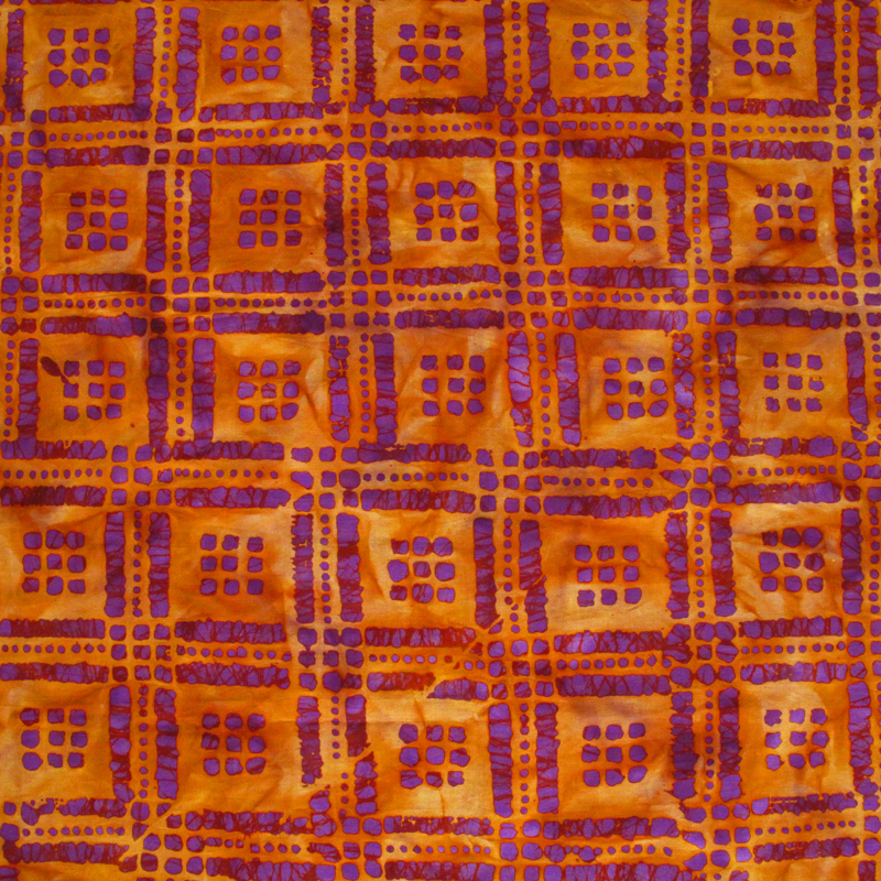 Batik 16/06 oranje/paars