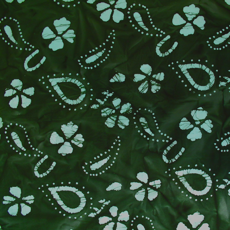 Batik 17/04 groen/blauw
