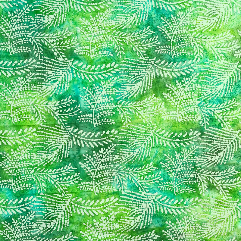 Batik 23/05 Groen Blad