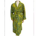 Kimono Batik geel blauw, 1 size