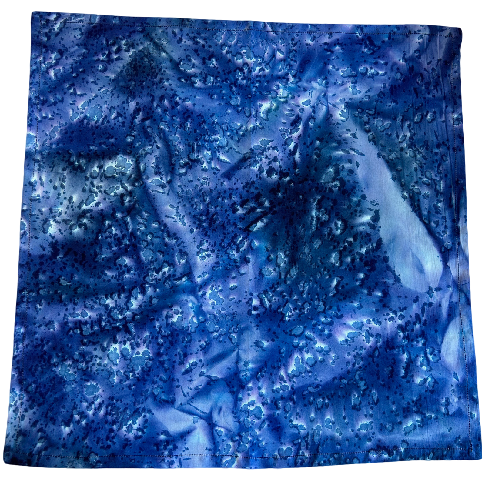 Servet Batik blauw, 45x45 cm