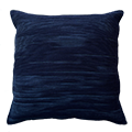 Kussen Ribbel 14 indigoblauw, 50x50 cm