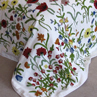 Bedspread Crewel Flowerfall, 260x260 cm