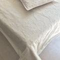 Bedspread Crewel white, 260x260 cm