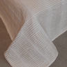 Bedspread Waves 15 seashell white/white, 250x270cm