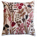 Cushion cover Crewel Garden white, 40x40cm