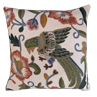 Cushion Cover Crewel Parakeet, 40x40 cm