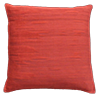 Kussen Ribbel 01 rood/bordeauxrood, 50x50 cm