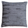 Kussen Ribbel 13 zwart/grijs, 50x50 cm