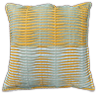 Kussen Waves 117 blauw/geel, 50x50 cm
