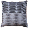 Cushion Cover Waves 13 black/grey, 50x50 cm