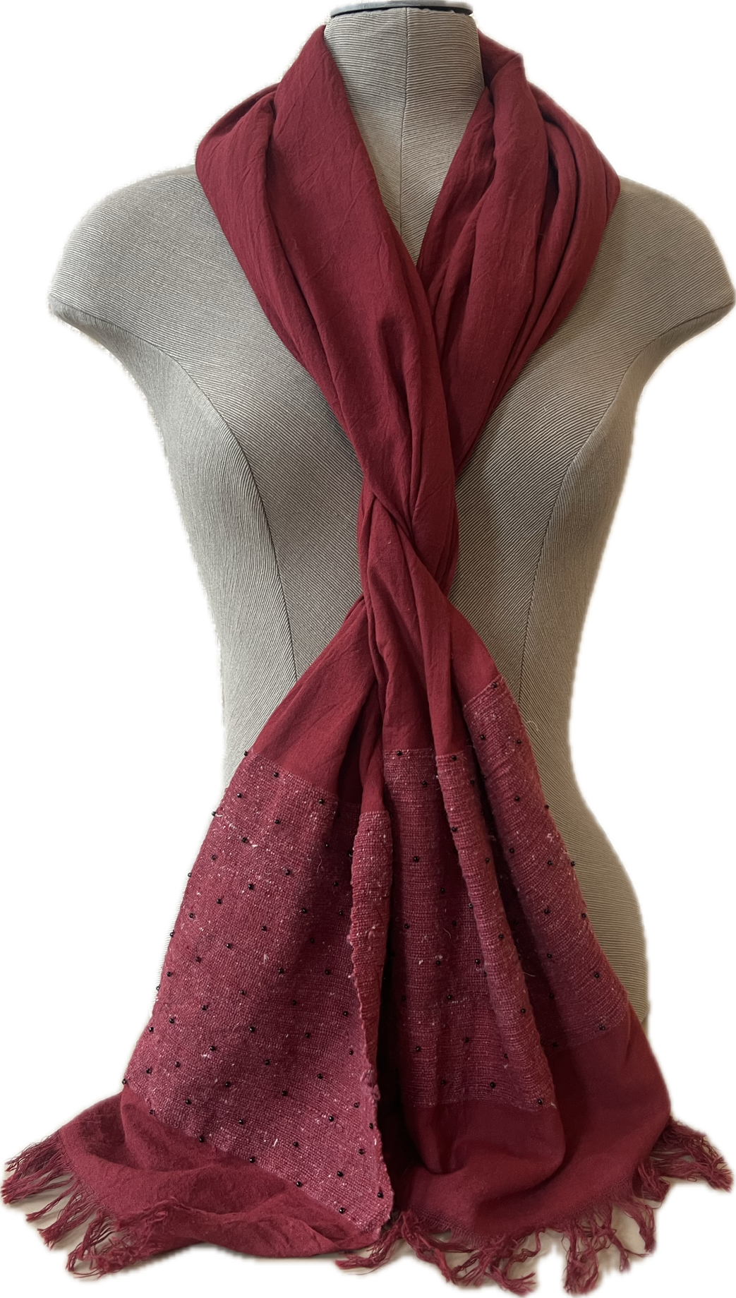 Khadi kraaltjes meekrab, 165x65 cm