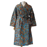 Kimono Batik brown blue, one size