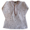 Kinder Kurta blauw/oranje, sizes M, L