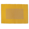 Placemat geel/grijs, 33x45 cm