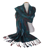 Shawl Katari groen, 90x200 cm